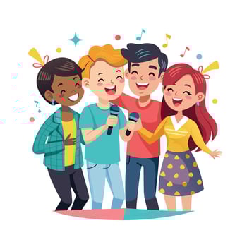 Friends Special, Love and Emotional Moment Illustration Concept for Friendship Day vector