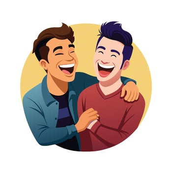 Friends Special, Love and Emotional Moment Illustration Concept for Friendship Day vector