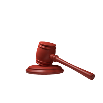 3d model of justice gavel png