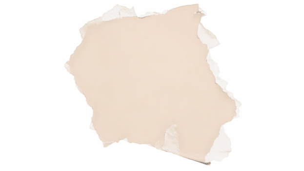 Torn Paper Mockup isolated transparent background png