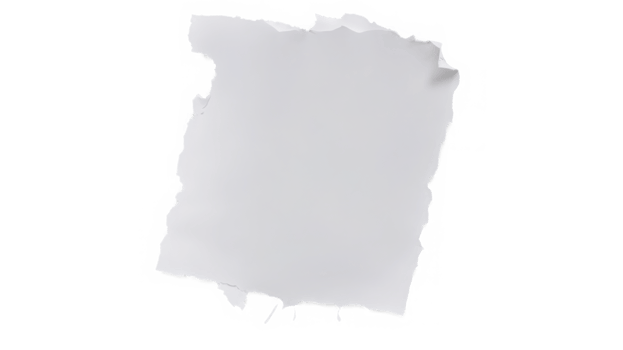 Torn Paper Mockup isolated transparent background png