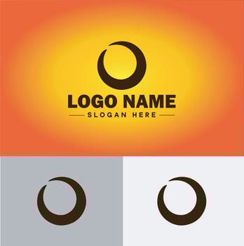 Moon logo icon for business brand app icon stars Moon Night bed logo template vector