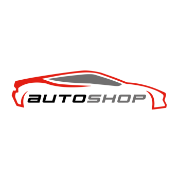 Auto shop sports car dealership logo design template png