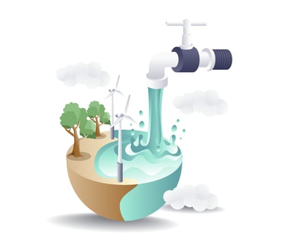 World Water Day Celebrate Water Conservation vector