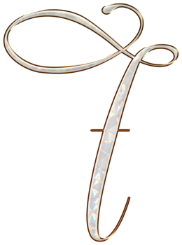 White holographic alphabet png