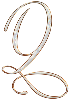 White holographic alphabet png