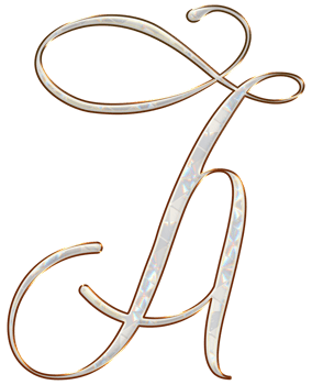 White holographic alphabet png