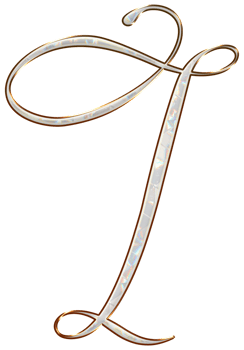 White holographic alphabet png