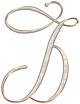 White holographic alphabet png