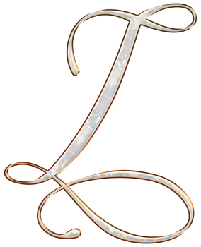 White holographic alphabet png