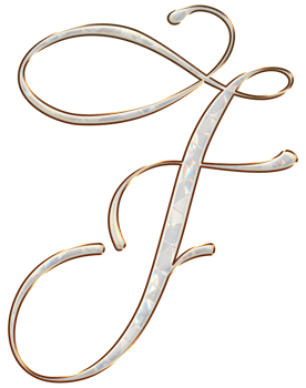 White holographic alphabet png