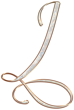 White holographic alphabet png