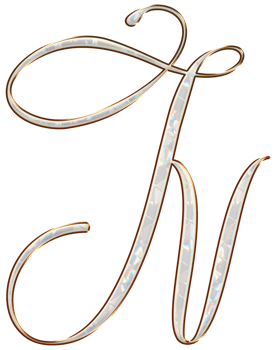 White holographic alphabet png