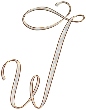 White holographic alphabet png
