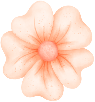 Hand-Drawn Blooming Flower - Spring Flower Illustration png