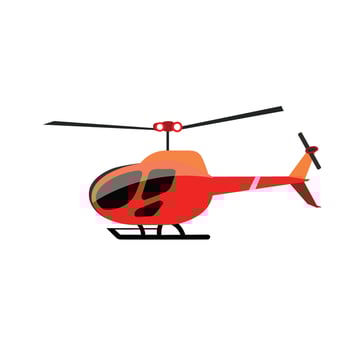 Aircraft isolated illustration - transportation Clipart Graphic vector
