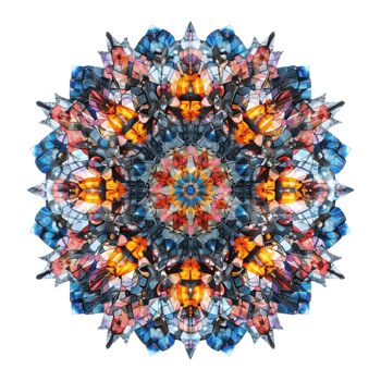 Exploring the Beauty of Colorful Mandala Patterns png