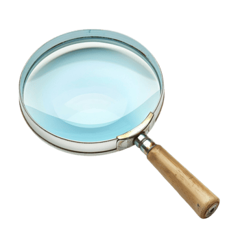 Magnifying Glass A Tool for Precision and Discovery png