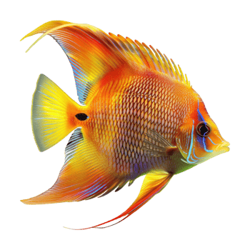 Coral reef fish on Transparent Background png