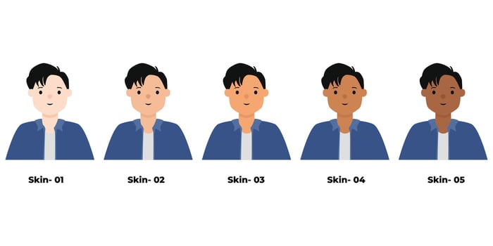 People Avatar Casual Boy vector