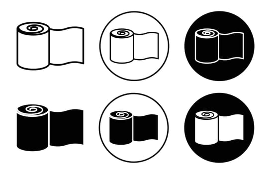 Bandage roll icon vector