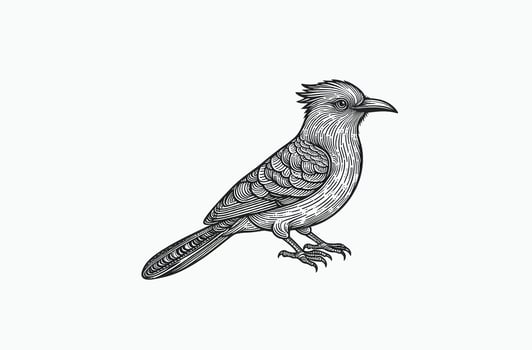 Bird silhouette illustration vector