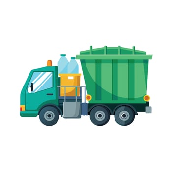 Realistic Truck Illustration vector