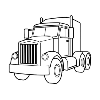 Realistic Truck Illustration vector