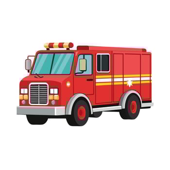 Realistic Truck Illustration vector