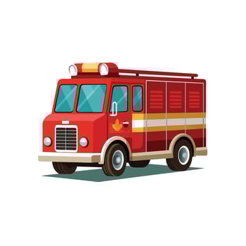 Realistic Truck Illustration vector