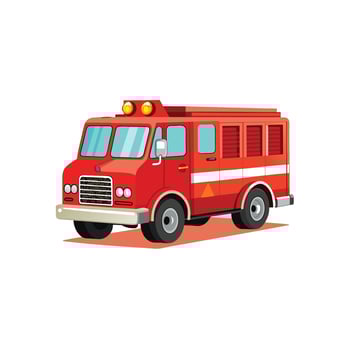 Realistic Truck Illustration vector