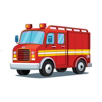 Realistic Truck Illustration vector