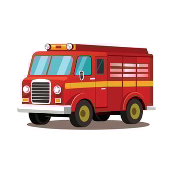Realistic Truck Illustration vector