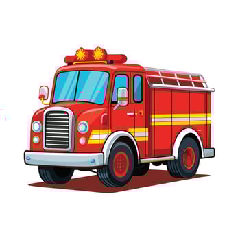 Realistic Truck Illustration vector