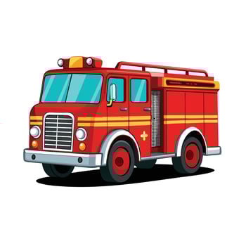 Realistic Truck Illustration vector