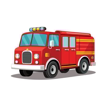 Realistic Truck Illustration vector