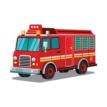 Realistic Truck Illustration vector