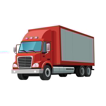 Realistic Truck Illustration vector