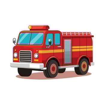 Realistic Truck Illustration vector