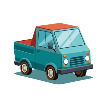 Realistic Truck Illustration vector