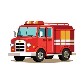 Realistic Truck Illustration vector