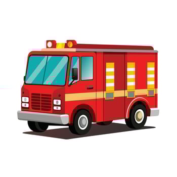 Realistic Truck Illustration vector