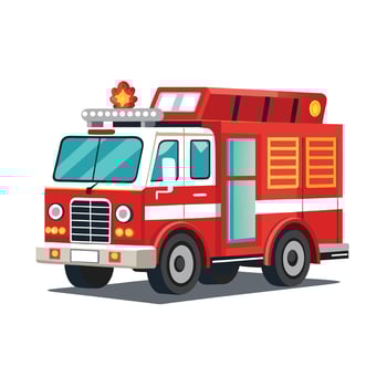 Realistic Truck Illustration vector
