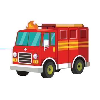 Realistic Truck Illustration vector