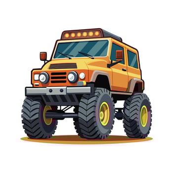 Realistic Truck Illustration vector