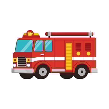 Realistic Truck Illustration vector