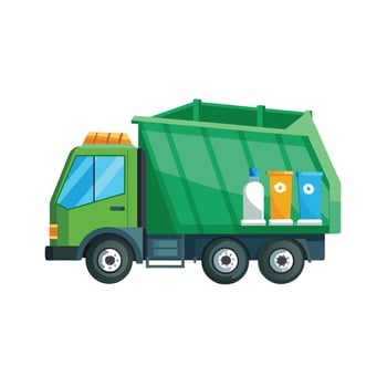 Realistic Truck Illustration vector