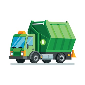 Realistic Truck Illustration vector