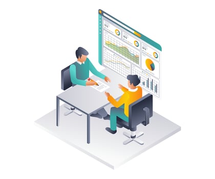 Trends Shaping Business Data Analysis Strategies vector