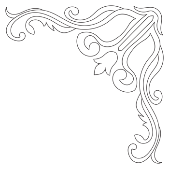 vintage black corner lines Ornate vintage design element with calligraphy swirls, wavy lines, ornate pattern. and paper rolls Frames and banners png